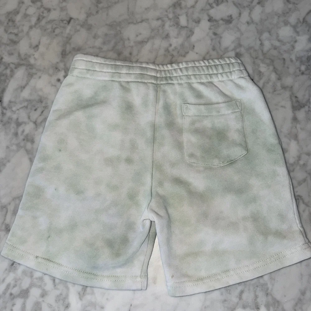 Polo Ralph Lauren Kids' White & Green Tie Dye Shorts 4T